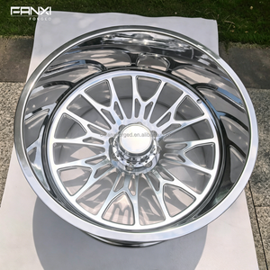 Jantes forgées FANXI 24x14 26x14 26x16 concaves avec enjoliveurs flottants 24 26 28 <span class=keywords><strong>pouces</strong></span> 8x170 8x180 8x6.5 polies pour RAM1500/2500 - Product Image 6