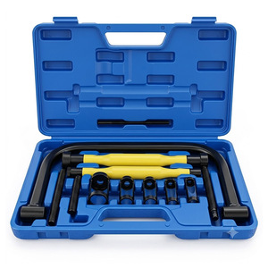 Kit d'outils de compression de ressorts de soupape avec <span class=keywords><strong>pince</strong></span> en C et adaptateurs de poussoir de collet - Product Image 1