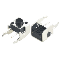 Micro-interrupteur tactile à bouton-poussoir SPST-NO, interrupteurs tactiles momentanés à angle droit 6x6