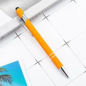 spot wholesale push metal bead touch screen capacitor pen advertising printing logo creative maggi pen