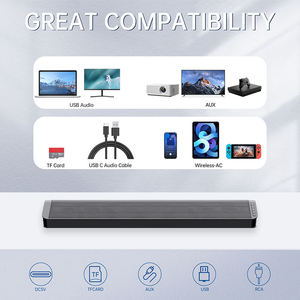 Barre de son TV RGB, système home cinéma, haut-parleur Bluetooth multimédia, barre de son avec super basses, son surround pour TV - Product Image 2