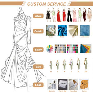 <span class=keywords><strong>Robe</strong></span> <span class=keywords><strong>longue</strong></span> de luxe printemps-été en satin lisse <span class=keywords><strong>et</strong></span> brillant, <span class=keywords><strong>fluide</strong></span> <span class=keywords><strong>et</strong></span> drapé, taille ajustée, col en V, manches bouffantes évasées, boutonnée sur le devant - Product Image 5