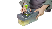 Multifunctioneel 12-In-1 Metalen Handheld Groentesnijder Keukengereedschap Voor Fruit En Groenten En Fruit Hakselaar