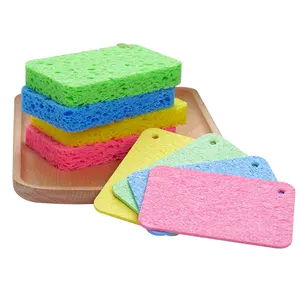 Hot Sale Eco-friendly Dish Washing Sponge Compressed Cellulose Sponge Environmentally Friendly Wood Pulp Cellulose Sponge