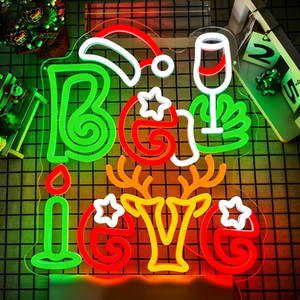 Letreros de Neón Comerciales Personalizados para Navidad, Letreros de Cristal LED con Clasificación IP67 y 2 Años de Garantía - Product Image 2