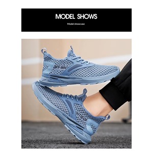 Nueva Tendencia de Moda, Zapatillas Deportivas Transpirables de Malla, Antideslizantes, Cómodas para Caminar, Estilo Casual - Product Image 3