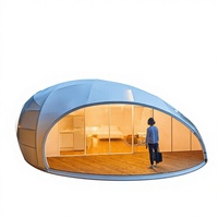Tente de luxe en forme de goutte d'eau pour complexe hôtelier, site panoramique, bord de lac, bord de mer, thème célébrité d'Internet, modèle chinois non mobile Q1