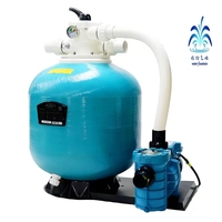 Combo de Bomba y Filtro de Arena para Piscina AQUA, Tratamiento de Agua para Piscinas y Estanques de Peces