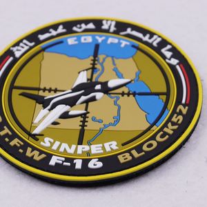Custom Embossed PVC Badge <b>Maker</b> School Bag Patch Uniform <b>Label</b> Magnetic Feature Custom Logo Rubber Plastic Patches for School - Product Image 1