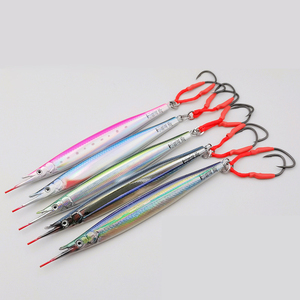 30g-120g Impresión 3D 12T Plantilla de metal de pez aguja con gancho Efecto UV Paso de caída lenta Señuelo de Pesca de Mar Cebo duro Hyporhamphus Sajori - Product Image 2