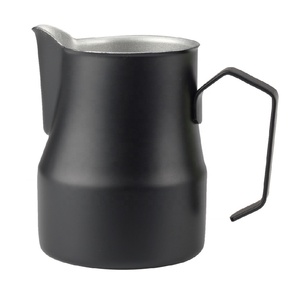 Verseuse à lait en acier inoxydable épaissi, style bec de grue, pour latte art italien, café et mousse de lait, design moderne - Product Image 1