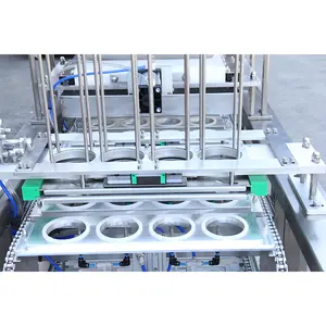 Pabrik xiaotingotomatis es krim Cup mengisi dan mesin segel harga