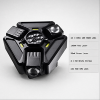 Projecteur laser LED mobile à effet de lumière DMX512 RGB Strobe pour KTV, bar et soirée