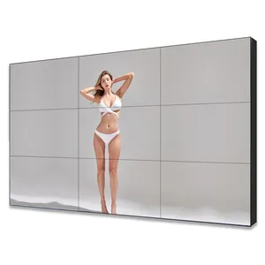3x3 2x2 55英寸1080P 4k批发原装广告液晶视频墙面板0.88毫米1.8毫米边框带控制器