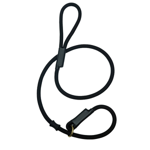 Correa de adiestramiento antitirones para perros, de nailon resistente con cadena en P, para perros medianos y grandes, control sin estrangulamiento para entrenamiento de obediencia. - Product Image 1