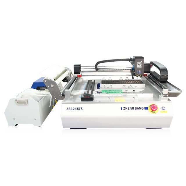 ZB3245TS Automatic Desktop Chip Mounter Smt LED Pick and Place Machine High Precision 2Head Smt Surface Mounter for SMD Assemble