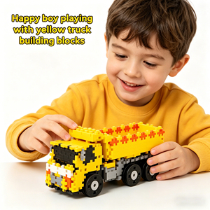 ของเล่นตัวต่อเด็ก บล็อกตัวต่ออนิเมะ DIY ตัวต่อขนาดเล็กหลากสี ชุดตัวต่อพลาสติก รูปเครื่องบิน รถลาดตระเวน สำหรับเด็กอายุ 6 ปีขึ้นไป - Product Image 5