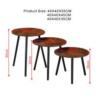 Table basse de salon, simple et moderne, petite table pour le thé, table d'appoint de canapé, table ronde, style nordique