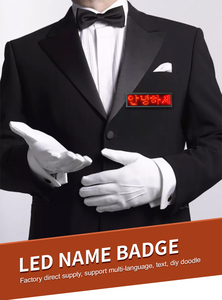 ショッピングモール用シングルカラーワイヤレスAPP制御<span class=keywords><strong>LED</strong></span>タグディスプレイ赤青白非同期デジタルネームカード価格タグ - Product Image 2