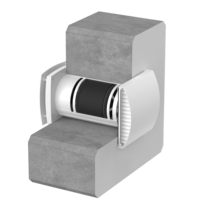 Système ERV Holtop Mini pour une seule pièce, système de récupération de chaleur et d'air frais, OEM ODM, récupérateur d'air mural
