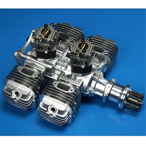 Motor de Gasolina Original DLE 220CC DLE222 de 4 Cilindros con Encendido Electrónico y Silenciador para Piezas de Aviones RC - Product Image 2