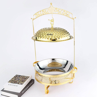Réchaud de buffet 4,5/6/8L pour hôtel de luxe, chauffe-plats avec couvercle suspendu