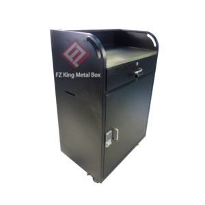 New Type Silver Hotel Service <strong>Valet</strong> Parking <strong>Podium</strong> Portable Hand Trolley Mobile <strong>Valet</strong> Parking <strong>Podium</strong> - Product Image 2