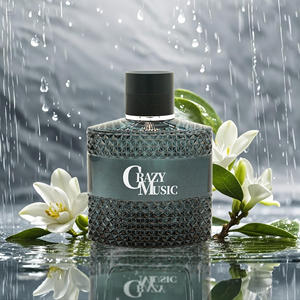 Kede 100mL Aroma de cuero de larga duración Lujoso Floral Oudh Parfum en elegante botella acanalada - Product Image 4