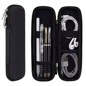 Étui à crayons exécutif compact avec fermeture éclair, en EVA noir, pour stylos à bille et stylos plume, sacs et étuis à usage spécial - Product Image 1