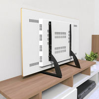 Soporte de TV Universal con Altura Ajustable, Base de Repuesto para TV, VESA Máx. 600x500mm, para TV LCD LED Inteligente de 36-75 Pulgadas