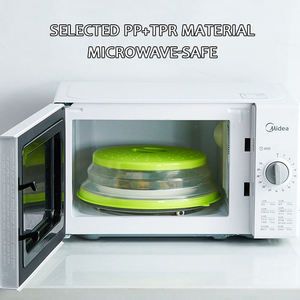 Penutup Microwave <span class=keywords><strong>Splatter</strong></span>, peralatan dapur pelindung percikan makanan untuk buah sayuran, penutup piring Microwave - Product Image 4