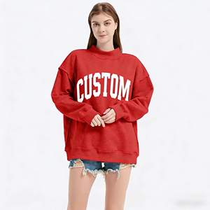 <span class=keywords><strong>Sweat</strong></span>-<span class=keywords><strong>shirt</strong></span> à col montant réversible pour <span class=keywords><strong>femme</strong></span> avec logo personnalisé, <span class=keywords><strong>sweat</strong></span>-<span class=keywords><strong>shirt</strong></span> vintage pour fille, taille plus, <span class=keywords><strong>sweat</strong></span>-<span class=keywords><strong>shirt</strong></span> d'hiver, fabricant - Product Image 1