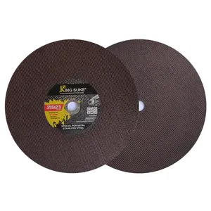 Corundum kim loại cắt đĩa 14 inch đôi lưới kim loại cắt đĩa phẳng cắt bánh xe Nhà cung cấp