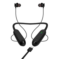 Écouteurs tour de cou avec microphone, autonomie musicale de 100 heures, casque BT, accessoires téléphoniques