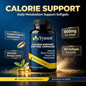 Capsules molles végétaliennes riches en fibres et sans gluten pour le soutien calorique, 800 mg, 60 pièces, formule végétale naturelle, nutrition pour le métabolisme des graisses, adulte - Product Image 6