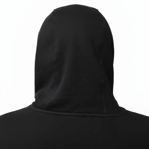 Sweat à capuche vintage pour homme, 100% coton, 280g, poids lourd, noir délavé à l'acide, grande taille, sans motif - Product Image 1