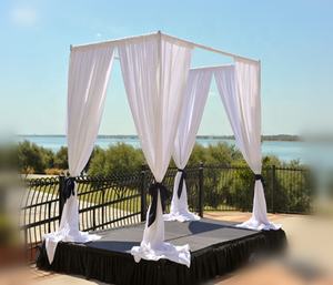 Romantic Wedding Decors Backdrop Draping Outdoor Wedding Backdrop Stand for Party Event Decoration - Product Image 1