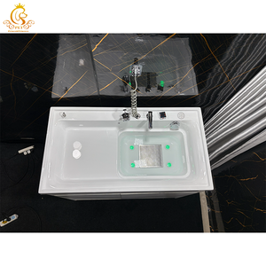 Mueble de Baño para Mascotas, Lavabo de Acrílico Ecológico, Resistente al Agua, de Lujo, para Perros y Gatos - Product Image 3
