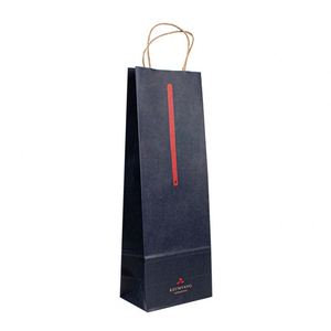 Bolsa de Papel Personalizable con Asa Negra y Logotipo, para Envíos, Compras, Frutas, Regalos, Diseño Personalizado, Envío Rápido - Product Image 2