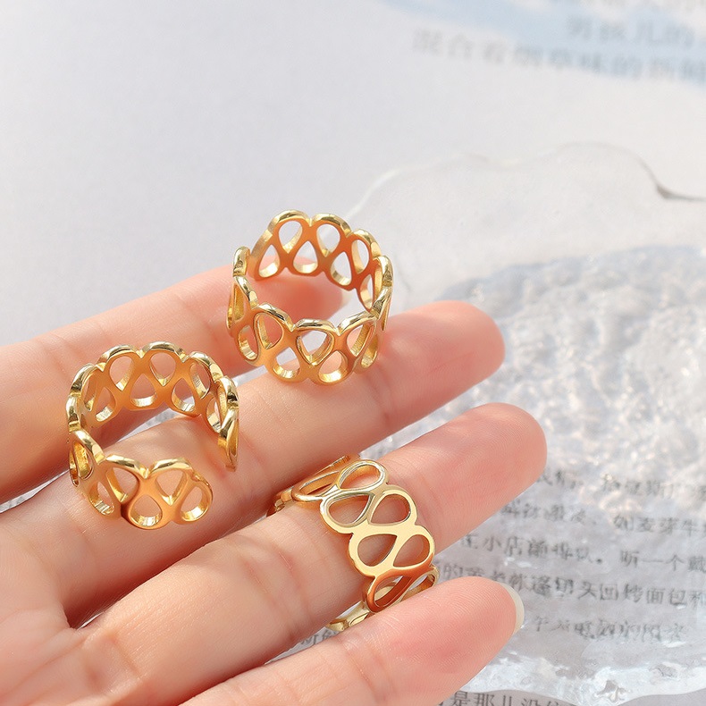 アクセサリー Ring 18wk filled gold 18K Gold Plated Heart Ring – Accessberry