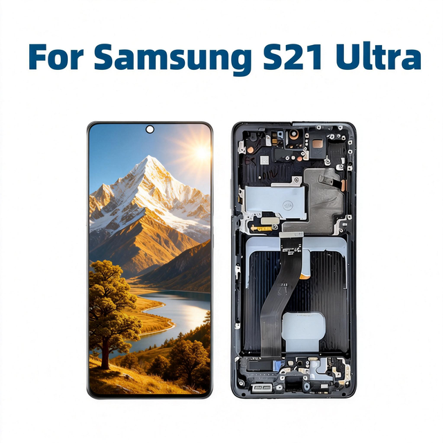 For S21 S22 S23 S9 S10 S20 Plus Mobile Phone LCD Touch Screen Replacement 6.6" 1 Year Warranty for