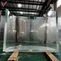 2023 Leyu Factory Custom ized Größe Acryl zylinder Aquarium für Hotel