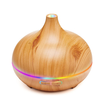 Diffuseur de parfum d'aromathérapie humidificateur électrique grain de bois de salle de yoga