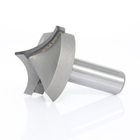 Fraise à rainurer pour panneau de porte en carbure de 1/2 tige, rayon de 3/16, type V, pointe arrondie, fraise à rainurer pour machines CNC