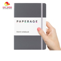 Carnet à couverture souple format A5 personnalisé avec bande élastique, papier offset et carton