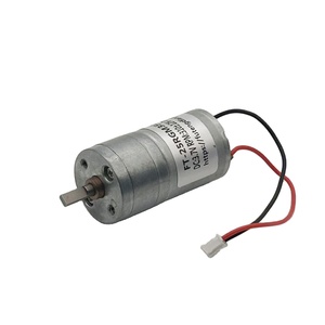 Moteur à engrenages CC rond petit format FT-25RGM350-20.4K 3.7V 310RPM avec câbles pour appareils de messagerie - Product Image 1