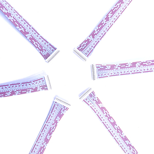 YZCONN 공장 맞춤형 2468 2핀 4핀 6핀 2468 전자 PVC 절연 케이블 와이어 하네스 플랫 리본 케이블 - Product Image 1