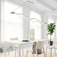 Nuevo candelabro colgante único para encimera de cocina, luz colgante de gel de sílice para comedor