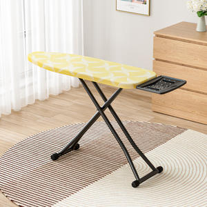 Tabla de planchar plegable premium con cubierta rectangular de poliéster, tipo vertical con bandeja para uso doméstico - Product Image 1