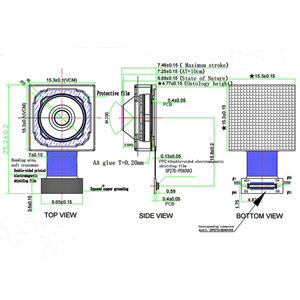 وحدة كاميرا IMX766 بدقة 50 ميجابكسل مع تركيز تلقائي ومستشعر CMOS وكاميرا صغيرة - Product Image 4